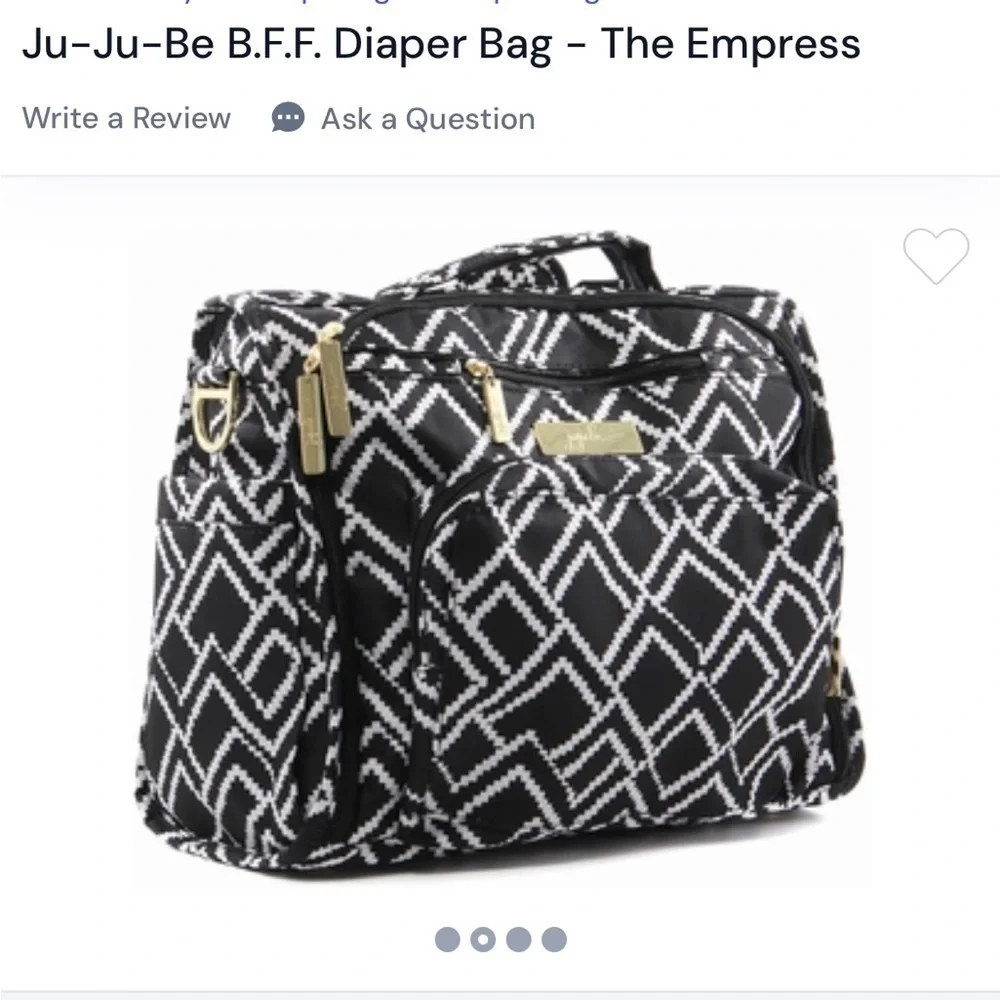 B.F.F. Diaper bag by Ju-Ju-be empress print